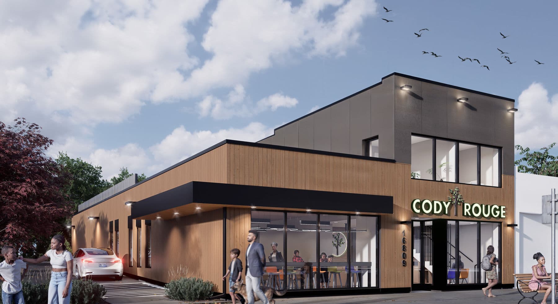 Cody Rouge Community Action Alliance, relevant nonprofit and community facility architecture work by Framework E
