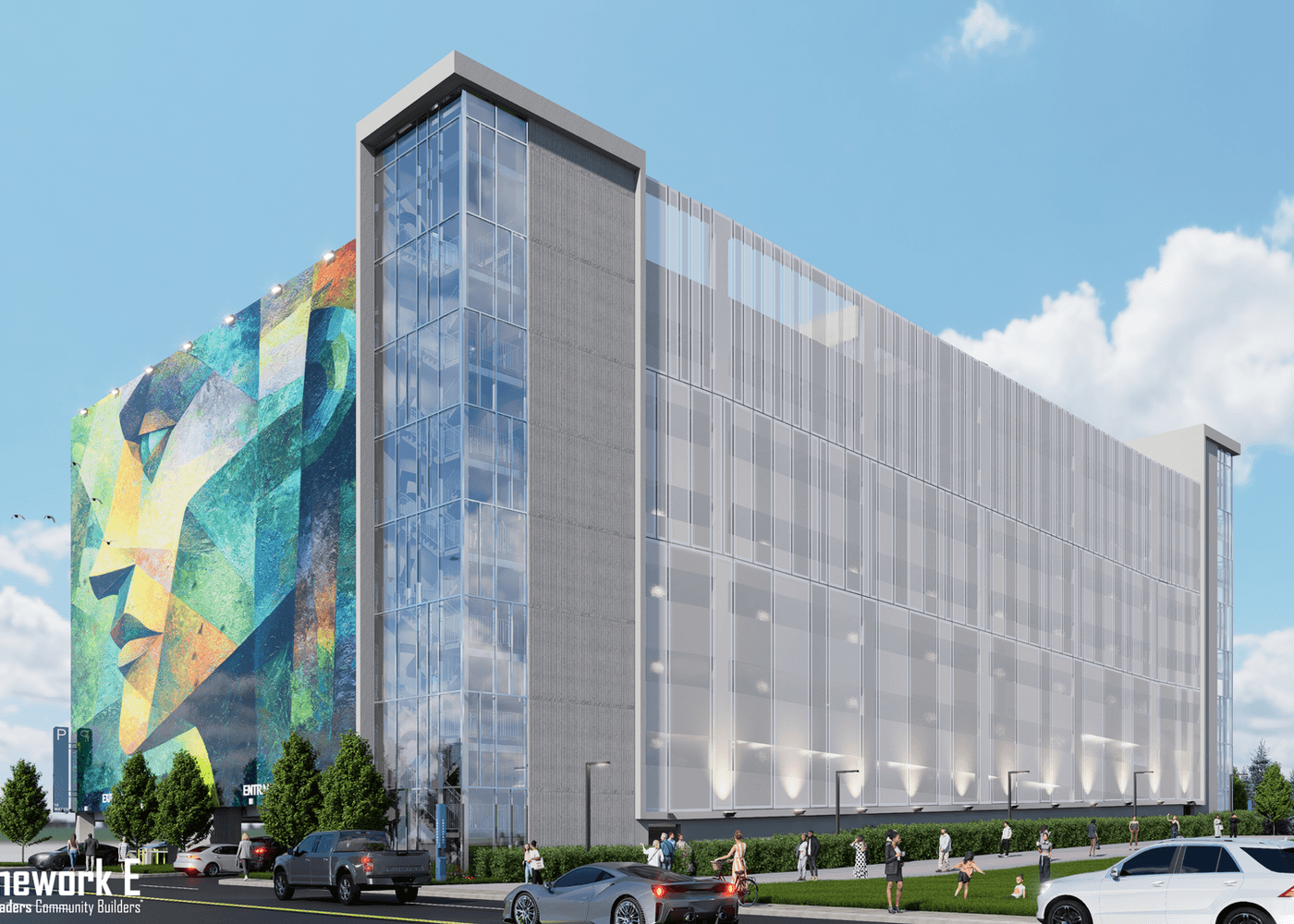 Oakland County Parking Decks — North & South by Framework E