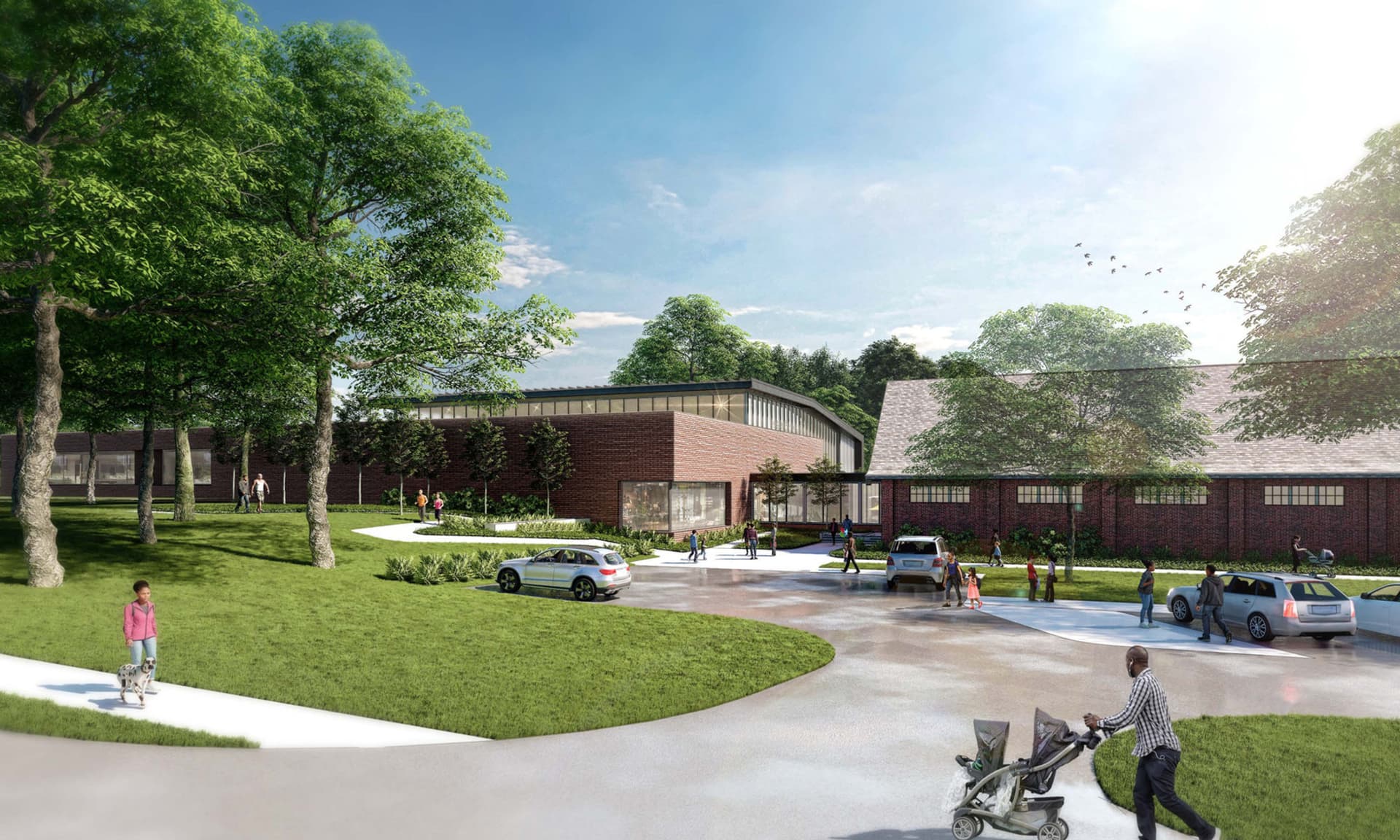 Brennan Recreational Center — Municipal in Detroit, MI, designed by Framework E, a Detroit architecture firm