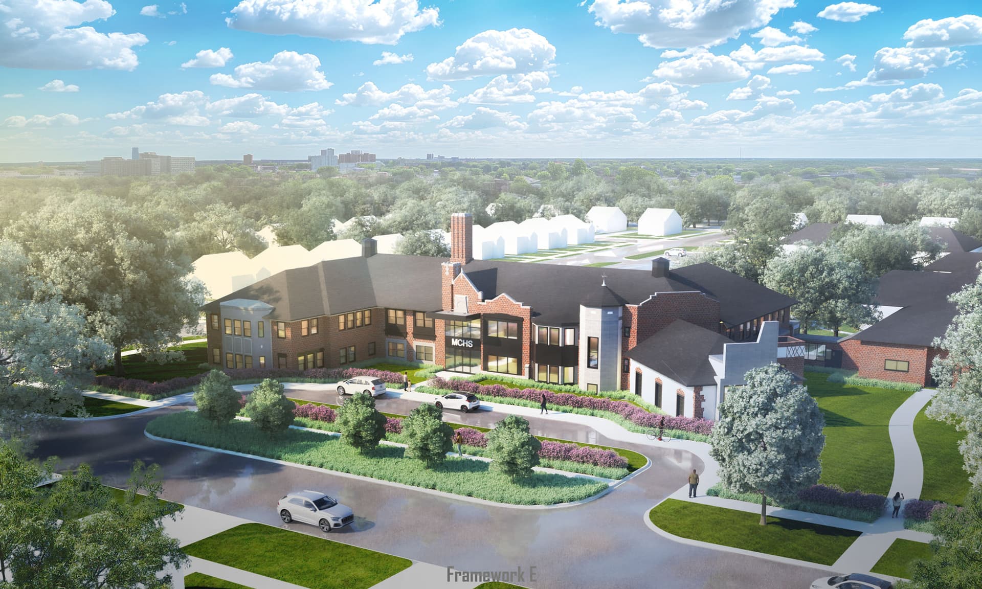 MCHS Center for Pediatric Health and Wellness — Nonprofit in Detroit, MI, designed by Framework E, a Detroit architecture firm