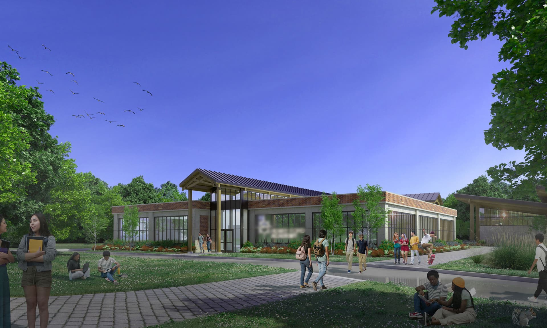 Confidential Detroit Charter School — Education in Dearborn, MI, designed by Framework E, a Detroit architecture firm