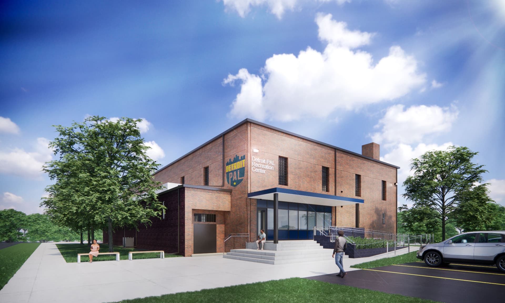 Detroit PAL — Nonprofit in Detroit, MI, designed by Framework E, a Detroit architecture firm